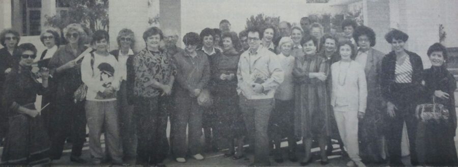 Black and white photo of Vogel Members almost 35 years ago
